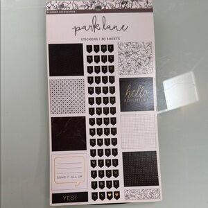 Park Lane Black and Gold Sticker Collection